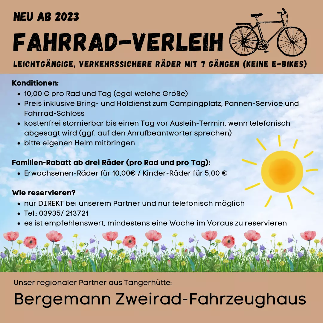 Fahrradverleih in Bertingen